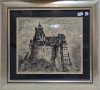 Gravura &quot;Castelul Bran&quot; - Vasile Diviza