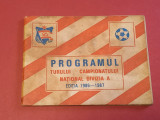 Program fotbal - DINAMO BUCURESTI (tur Divizia A 1986-1987)