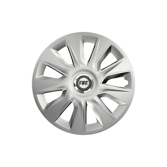 Set 4 Capace Roti pentru Fiat, model Stratos Gray, R16