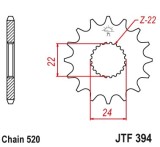 Pinion fata 13 dinti pas lant 520 - Aprilia AF1 Futura - Classic - ETX - Red Rose - RS Extrema - RX 2T 125cc - ATV Can-Am DS 450cc, Oem