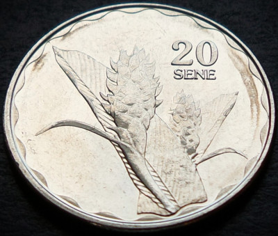 Moneda exotica 20 SENE - SAMOA, anul 2011 *cod 4678 = UNC foto