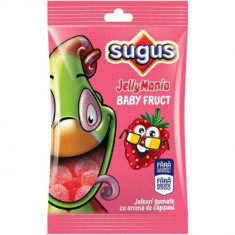 Jeleuri Sugus JellyMania Baby Fruct, Capsuni, 75 g, Jeleuri Gumate Sugus JellyMania Baby Fruct, Jeleuri Gumate Sugus Baby Fruct, Jeleuri Sugus Baby Fr