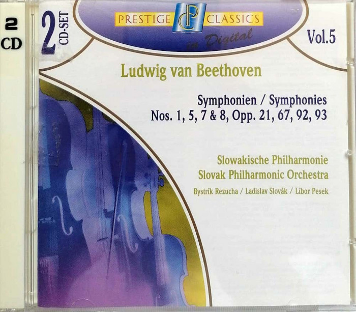 2CD compilație - Prestige Classics in Digital: Volumul 5 (Beethoven)