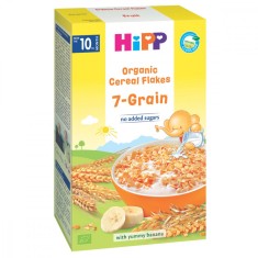 Fulgi de cereale ecologice Hipp - 7 Cereale, 200 g