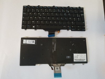 Tastatura laptop noua Dell LATITUDE 5270 E7250 E7270 BACKLIT BELGIAN FRENCH DP/N MPF86 CJ9X8 H708X foto