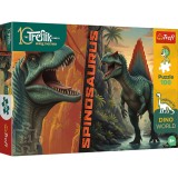 Puzzle Trefl 100 piese Spinosaurus Dino World pentru copii 5+