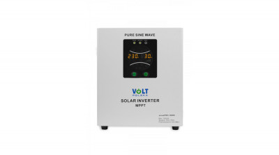 Volt Polska SINUS PRO 1000 S Solar Panel Inverter Island Powered MPPT Solar Panel Charger 12DC 230V AC 700W/1000VA Pure Tidal Wave foto