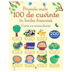 Primele 100 de cuvinte în limba franceză. Carte cu autocolante - Paperback - *** - Litera mică