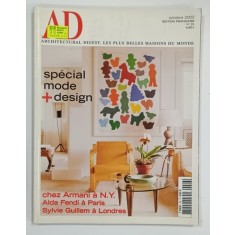 AD , ARCHITECTURAL DIGEST . ARCHITECTURE , DECORATION , ARTS . DESIGN , TEXT IN LIMBA FRANCEZA , OCTOBRE 2002