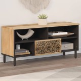 Cumpara ieftin Comodă TV, 100x33x46 cm, lemn masiv de mango