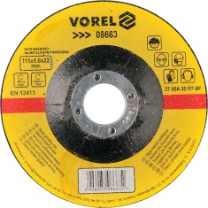 Disc abraziv pentru debitat metale 115x6x22 mm VOREL foto