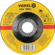 Disc abraziv pentru debitat metale 115x6x22 mm VOREL