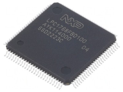 Microcontroler ARM 32kB SRAM 512kB Flash LQFP100 LPC1768FBD100K foto