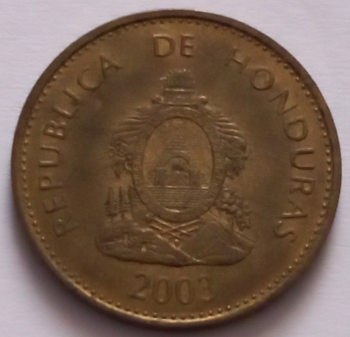 Honduras, 5 Centavos de Lempira 2003