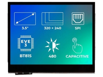Afișaj LED TFT 3.5&amp;quot; 320x240 EVE3 foto