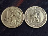 Cehoslovacia 1962 - 1 koruna, circulata