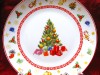 FARFURIE FRUCTIERA PLATOU PORTELAN LEINER DECOR DE IARNA CU BRAD DE CRACIUN 26.5 CM