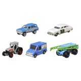 MATCHBOX SET 5 MASINUTE METALICE MBX ROAD CRUISERS SCARA 1:64
