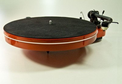 PLATTENTELLER-AUFLAGE-MATTE LEDER, SCHWARZ - 295MM, 90G MAT SIX BLACK pentru pick-up , redare vinil ANALOGIS foto