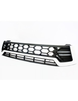 Grila fata cu lumini de zi DRL negru cu alb TRD Toyota Hilux Revo 2015, 2016, 2017, 2018, 2019 THR15FGL foto