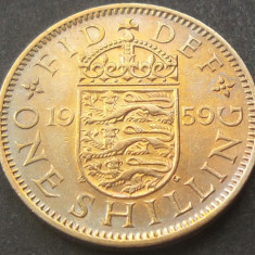 Moneda 1 SHILLING - MAREA BRITANIE / ANGLIA, anul 1959 *cod 1456 = excelenta