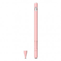 Husa Silicon Apple Pencil 1 - Tech-Protect Smooth Pink foto