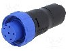 Conector circular, mama, 6 pini, BULGIN - PX0410/06S/6065
