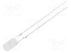 Dioda LED, 3mm, alb rece, 1120...1560mcd, 20mA, 2,7...3,4V, OPTOSUPPLY - OSW5DK3HE2B