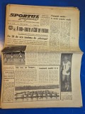 ziarul sportul popular 23 iulie 1966 - articolul - 2 decenii de fotbal la bacau,interviu dan spataru,campionatul mondial de fotbal