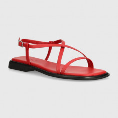 Vagabond Shoemakers sandale de piele IZZY femei, culoarea rosu