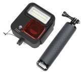 Cumpara ieftin Carcasa waterproof 40m Shoot XT GP435 cu lampa LED si grip compatibila GoPro Hero 5/6/7