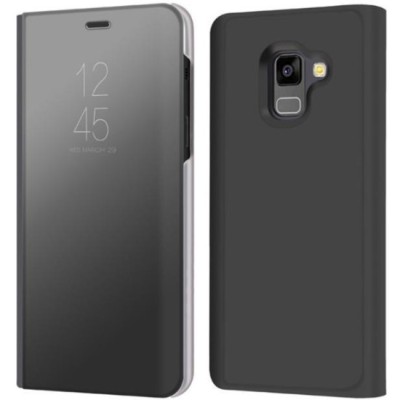 Husa Samsung Galaxy A9 2018 Clear View Neagra foto