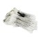 Sectiune instalatie de craciun interconectabila tip perdea, 240 led-uri, 8 jocuri de lumini, 2m x2 m, fir transparent, alb-cald