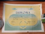 AMS @ - DIPLOMA CONCURSUL DE VOLEI &bdquo; CUPA 7 MEMBRI&rdquo;,1957, ASOCIATIA DE CULTURA FIZICA SI SPORT &bdquo;DINAMO&rdquo;, CU CATEVA PETE