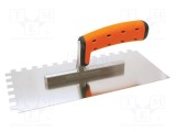 Spatulă cu zimți SOLID TOOLS, inox, 270mm x 130mm