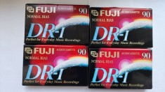 Lot 4 Casete FUJI DR-I 90 SLIM TYPE I Normal Bias Sigilate