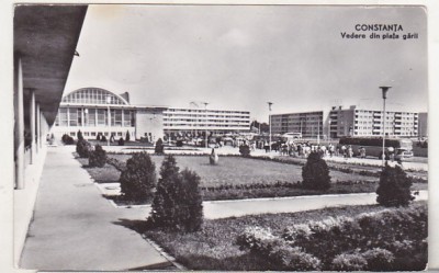 bnk cp Constanta - Vedere din piata garii - uzata foto