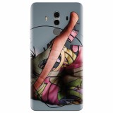 Husa silicon pentru Huawei Mate 10, Abstract Minimalistic Hands