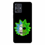 Husa compatibila cu Motorola Moto G54 Silicon Gel Tpu Model Rick And Morty Alien