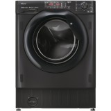 Masina de spalat rufe incorporabila Haier HWQ90B416FWBB-S, Motor Inverter, clasa A, 9 kg, 1600 rpm, Instant Mix Technology, Steam Plus, iTime, negru