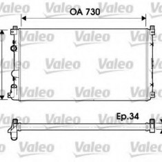 Radiator, racire motor OPEL MOVANO platou / sasiu (U9, E9) (1998 - 2010) VALEO 732918
