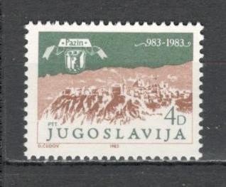 Iugoslavia.1983 1000 ani orasul Pazin SI.571 foto