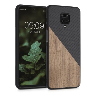 Husa pentru Xiaomi Redmi Note 9S / Redmi Note 9 Pro / Redmi Note 9 Pro Max, Lemn, Maro, 56621.01, kwmobile foto