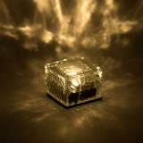 Felinar Solar Cub, Model Crystal, Transparent, 7x7x5cm