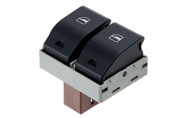 Comutator macara geam Seat Ibiza, Cordoba 2002-2009, Fox 2003-2014, Polo 2001-2012, Pentru Modele Cu Geamuri Electrice Fata Si Spate, NTY EWS-VW-071