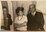 Anii 80, Georges Dumitresco, Isabella (sotia) si Lydia Gabor (?) fiica / pictor