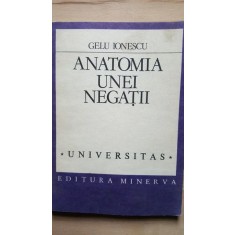 Anatomia unei negatii- Gelu Ionescu