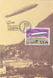 CP ROMANIA Zeppelin LZ 127 SURVOLAND ORASUL BRASOV 1979 - 50 DE ANI, Necirculata, Fotografie