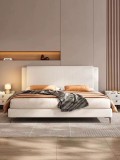Pat Lyra 180x200 cm Tapitat Catifea Crem Somiera Inclusa ML 2432