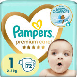 Cumpara ieftin Pampers Premium Care Size 1 scutece de unică folosință 2-5 kg 72 buc